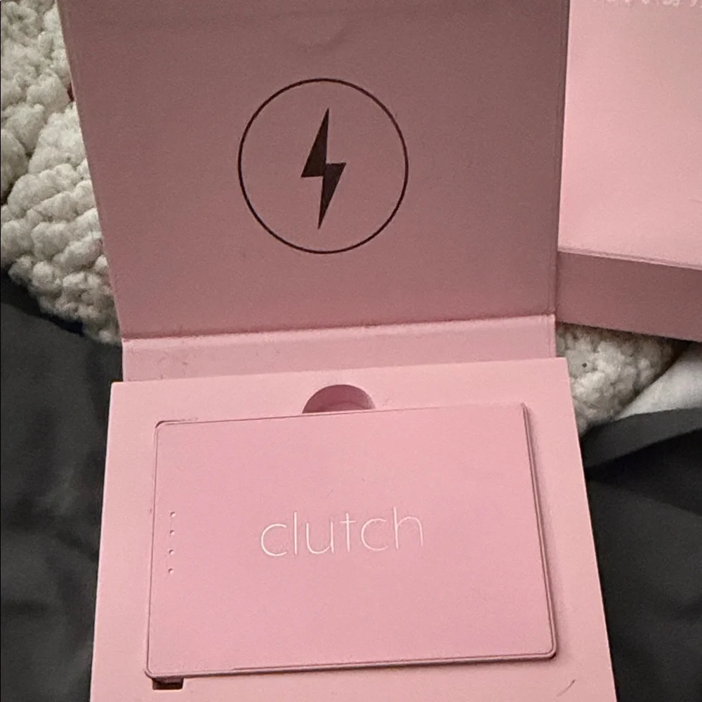 Pink Clutch Portable Charger